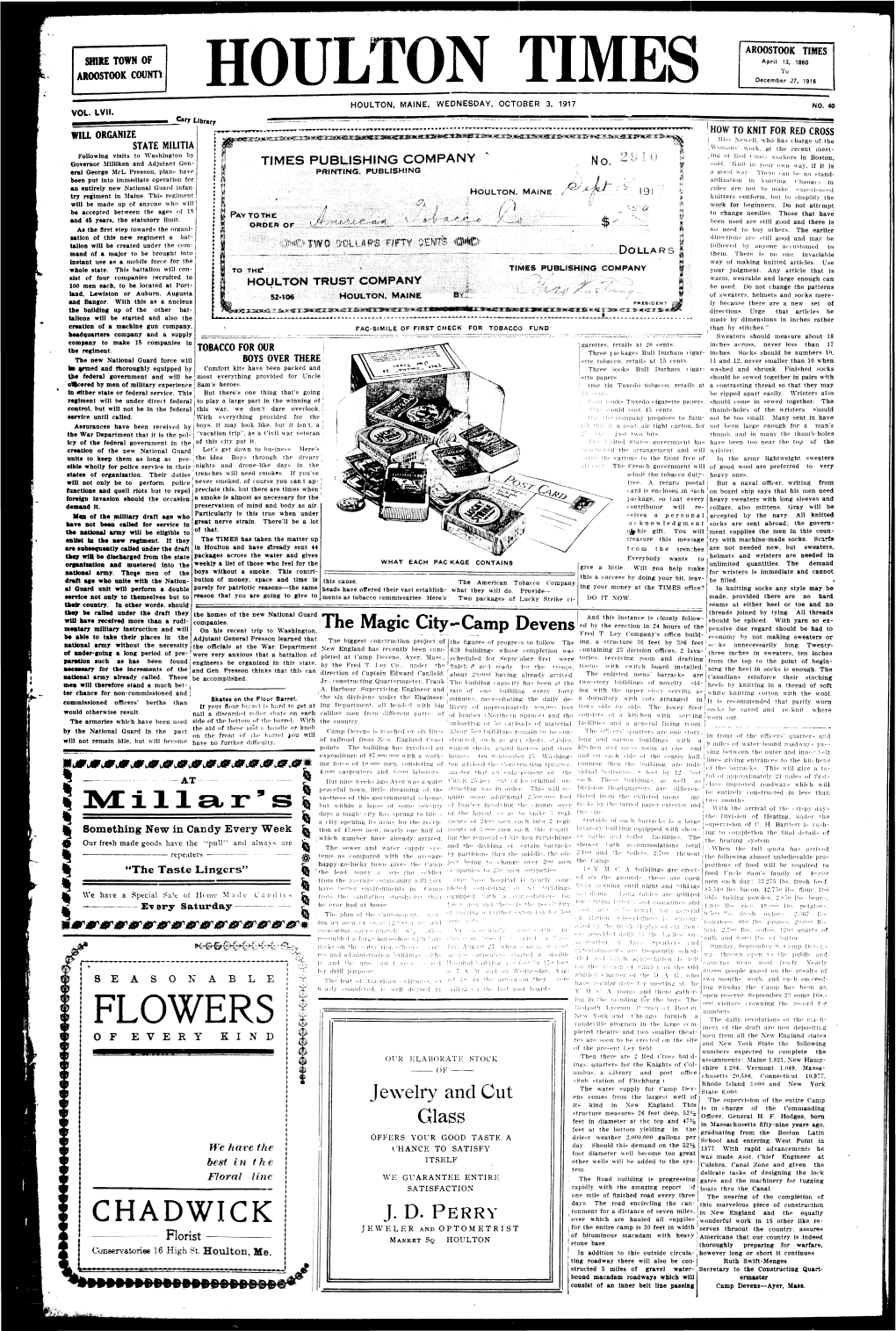 Houlton Times, October 3, 1917