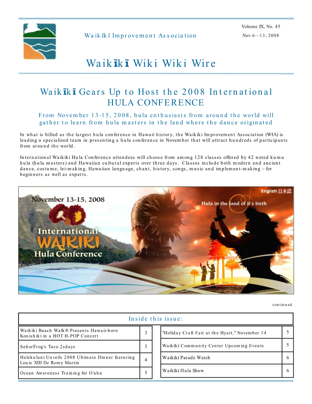 Hula Conference
