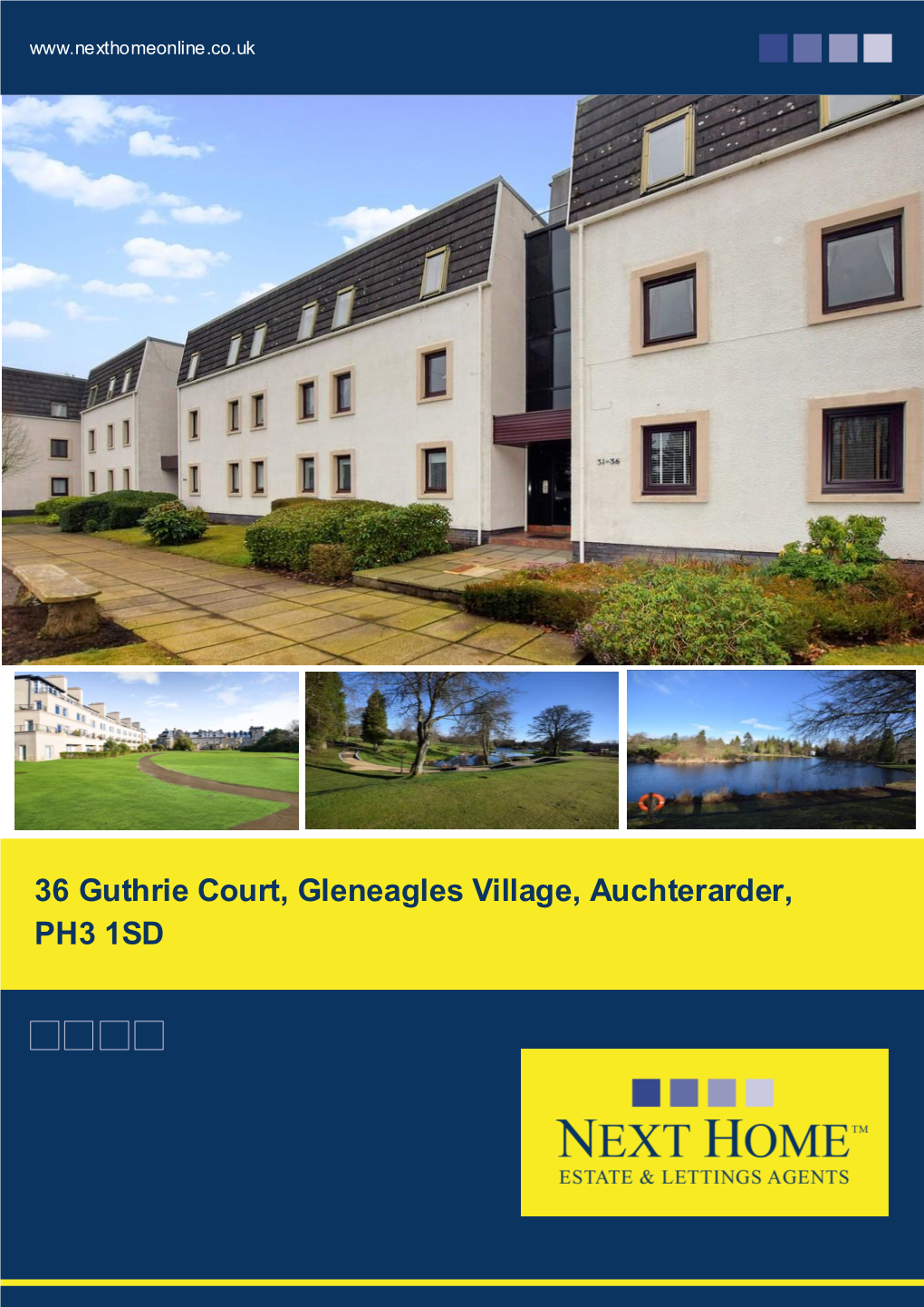 36 Guthrie Court, Gleneagles Village, Auchterarder, PH3 1SD Offers Over £209,950