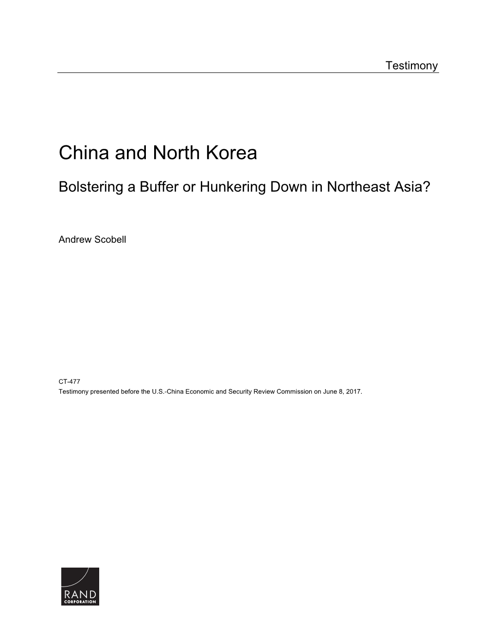 China and North Korea