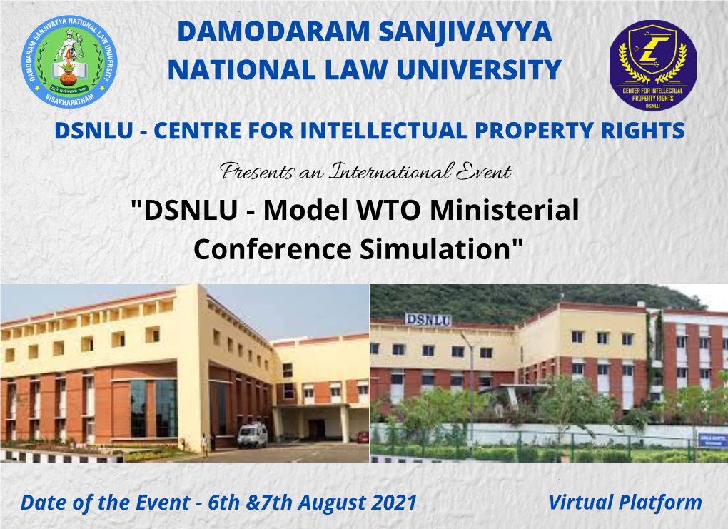 DSLNU Model WTO Ministerial Conference Simulation