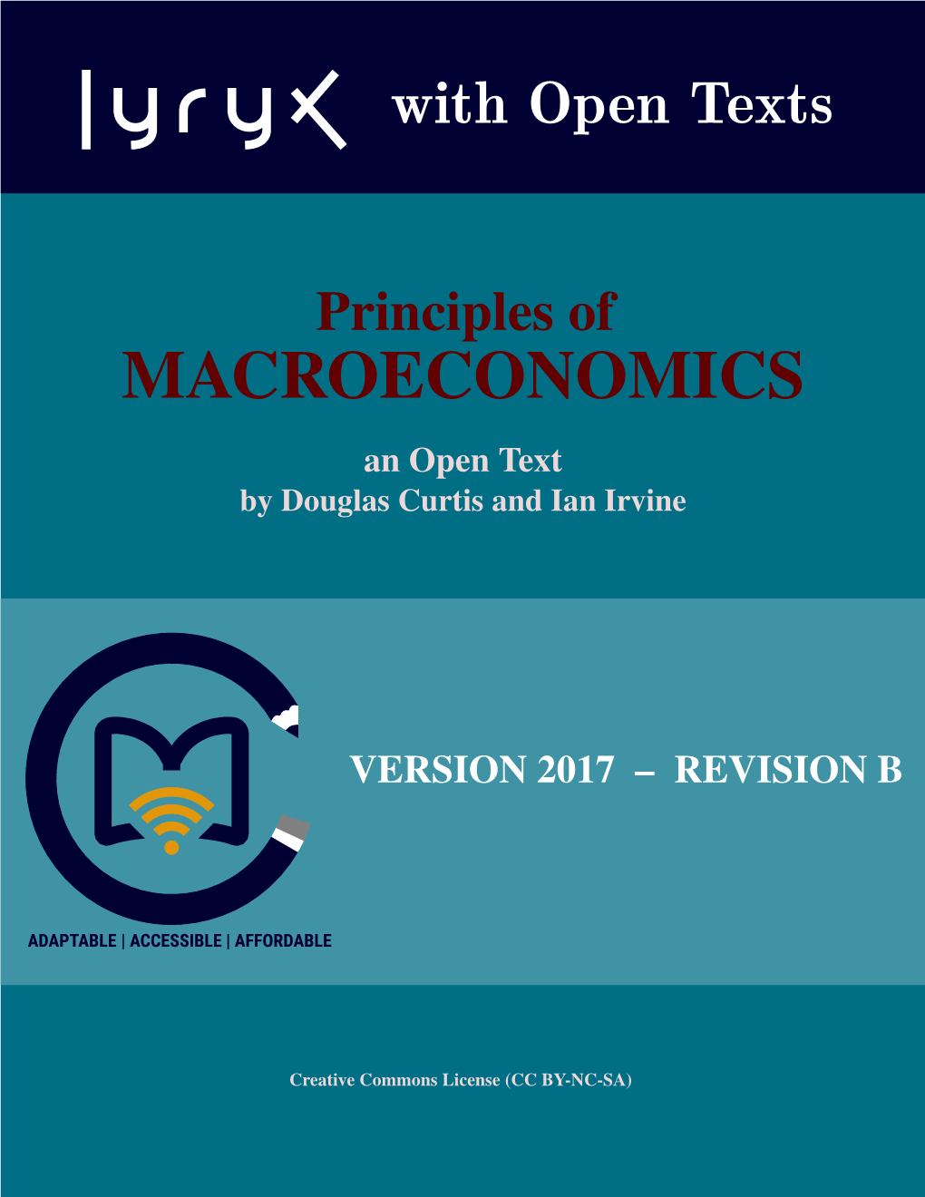 Principles of MACROECONOMICS an Open Text by Douglas Curtis and Ian Irvine