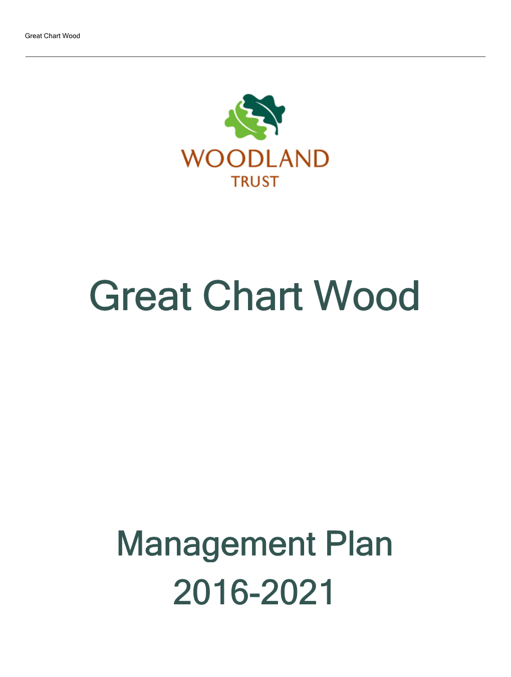 Great Chart Wood