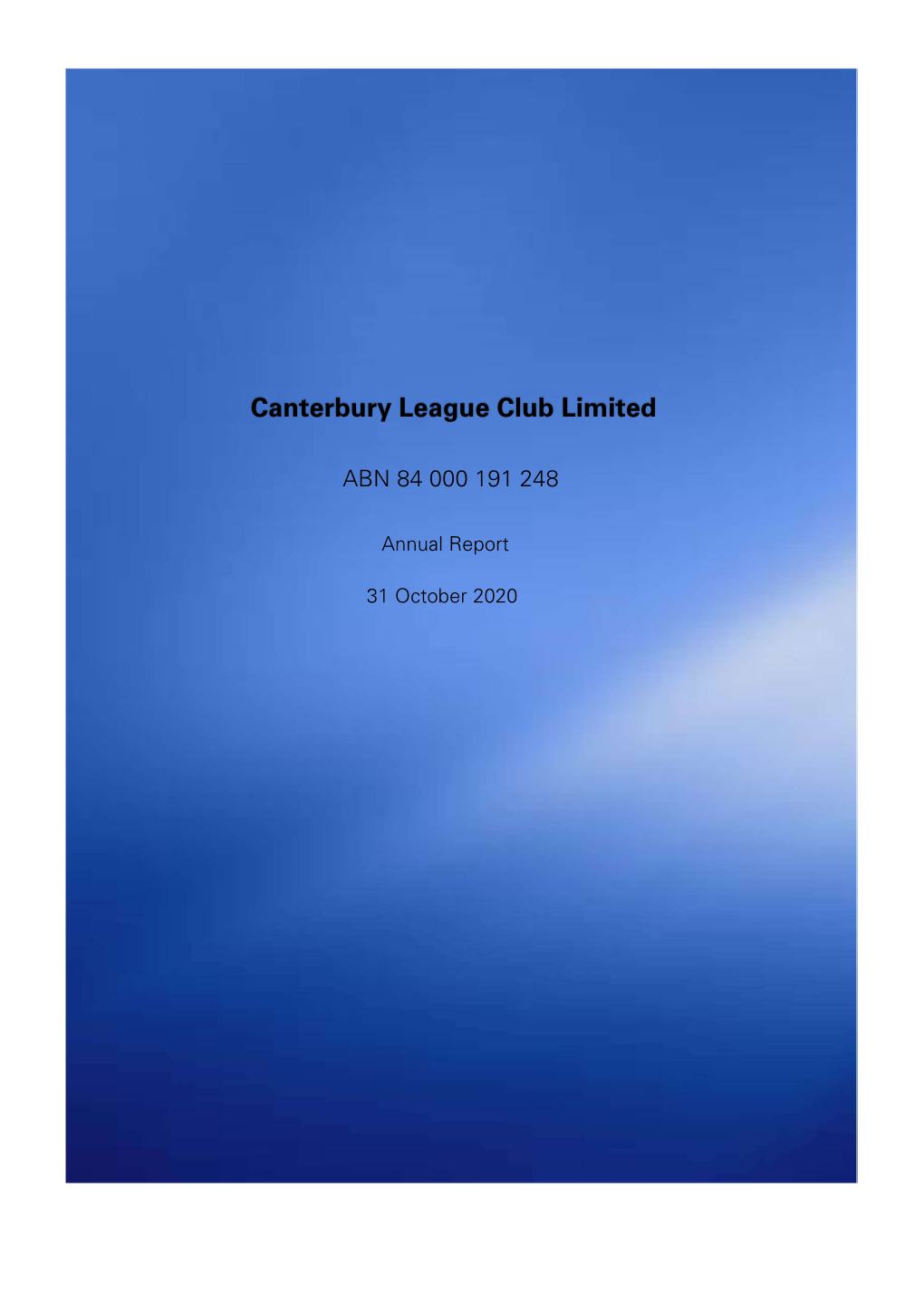 Canterbury League Club Limited