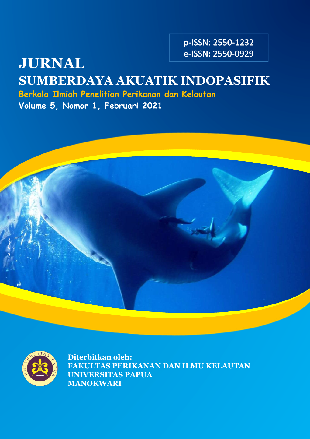 JURNAL SUMBERDAYA AKUATIK INDOPASIFIK Berkala Ilmiah Penelitian Perikanan Dan Kelautan