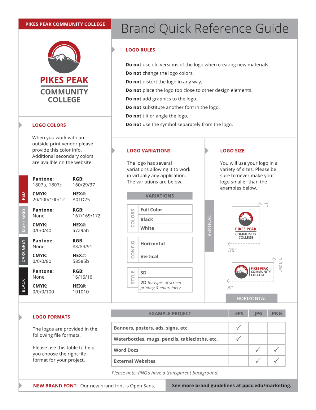 PPCC Branding & Design Guidelines