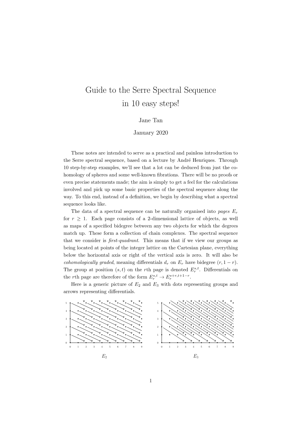 Guide to the Serre Spectral Sequence in 10 Easy Steps!