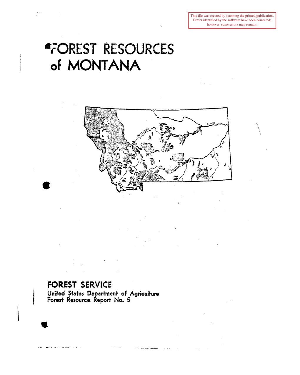 Forest Resources of Montana