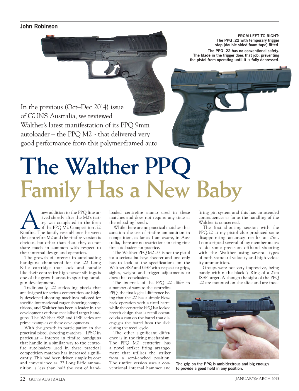 The Walther PPQ Family Has a New Baby
