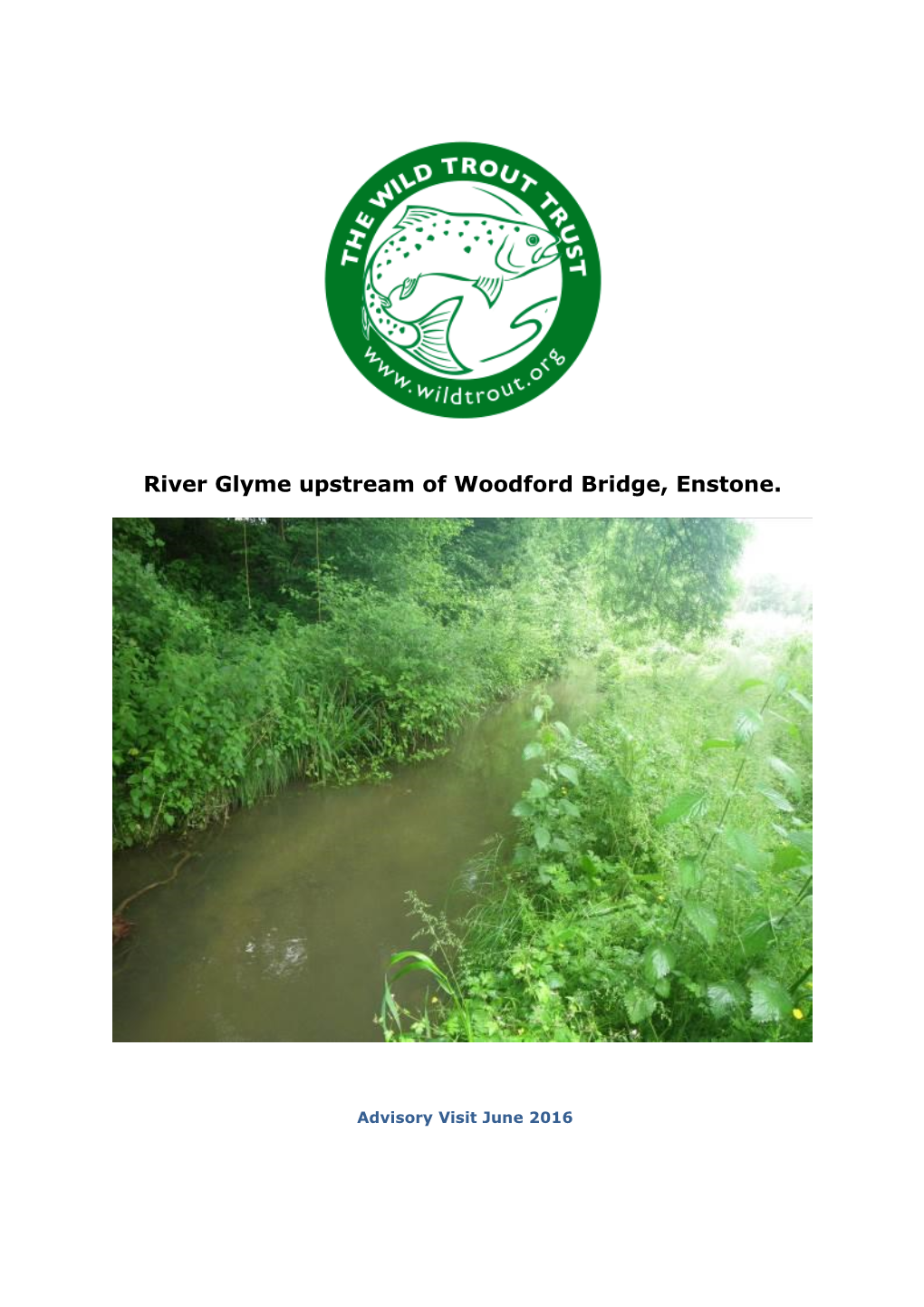 River Glyme Upstream of Woodford Bridge, Enstone