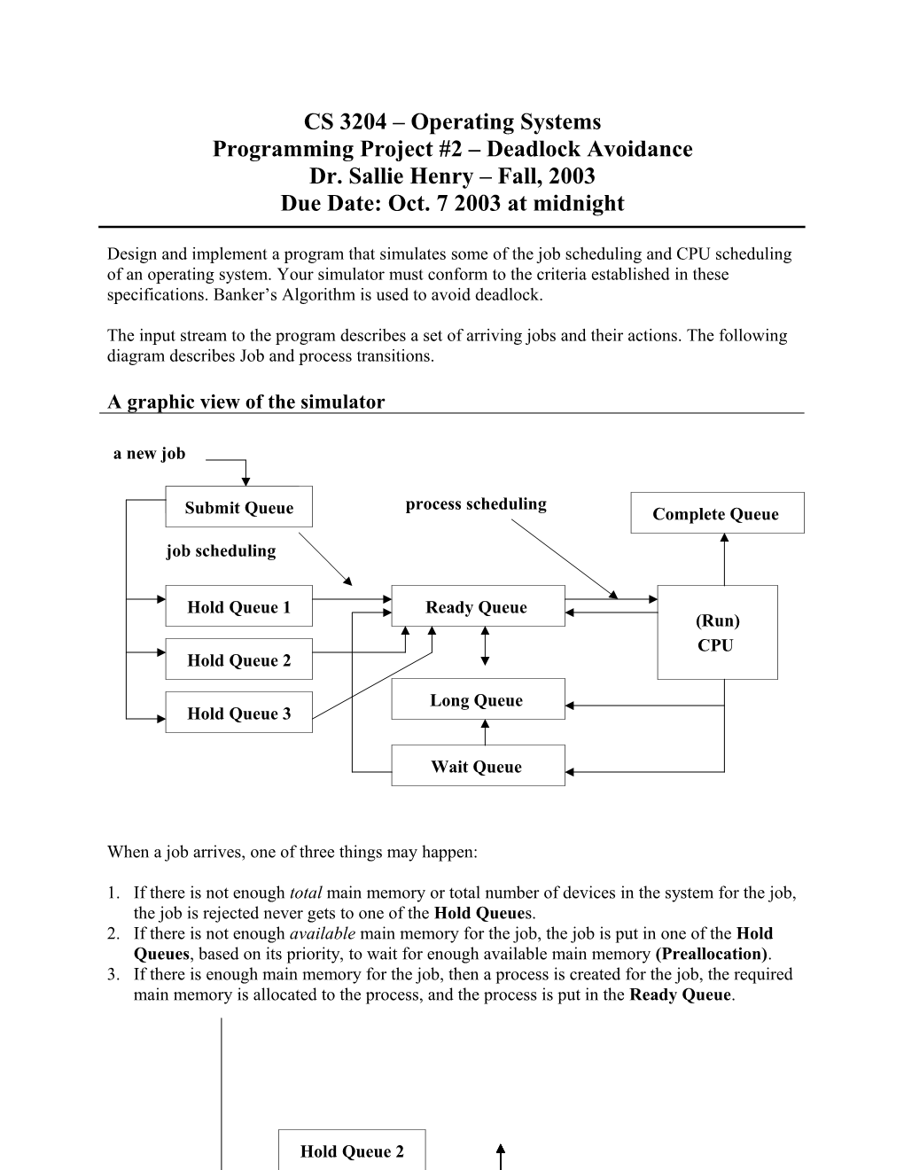 CS 3204 Operating Systems