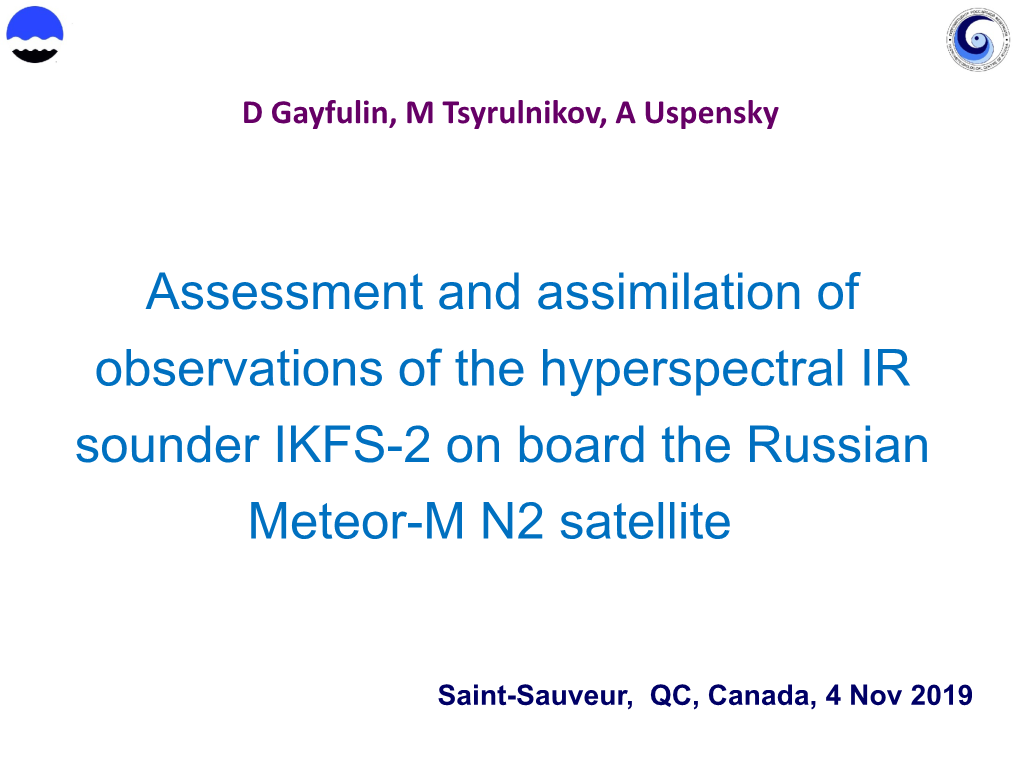 Recent Developments in NWP and Climate Modelling in Russia E