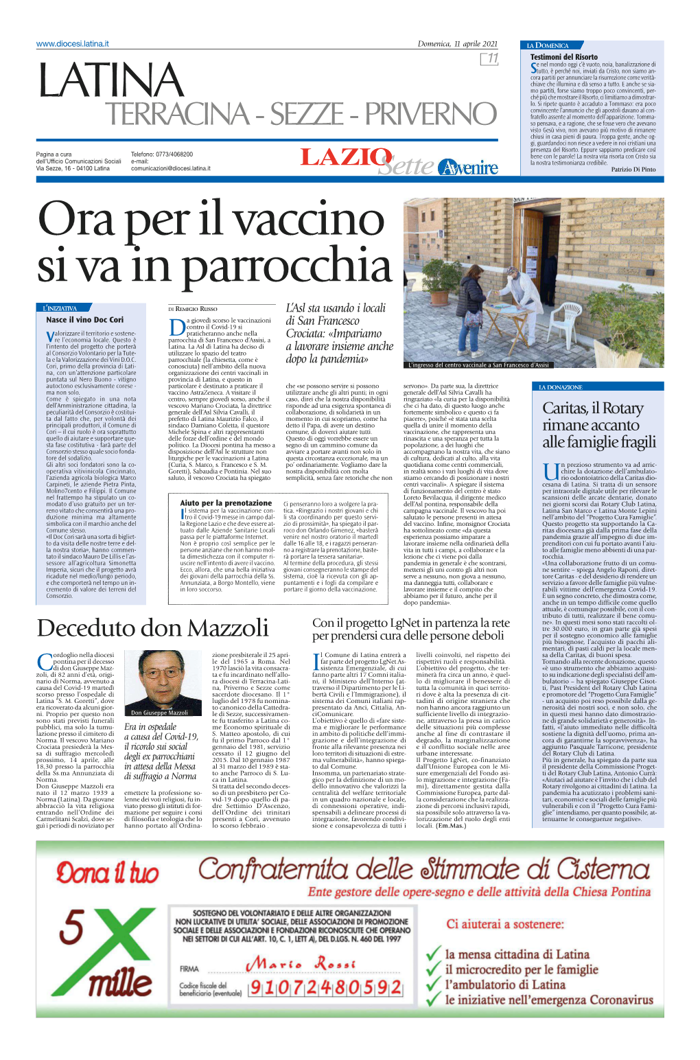 TERRACINA - SEZZE - PRIVERNO So Pensava, E a Ragione, Che Se Fosse Vero Che Avevano Visto Gesù Vivo, Non Avevano Più Motivo Di Rimanere Chiusi in Casa Pieni Di Paura