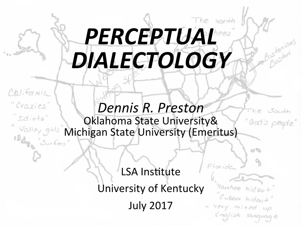 Perceptual Dialectology 1.Pdf