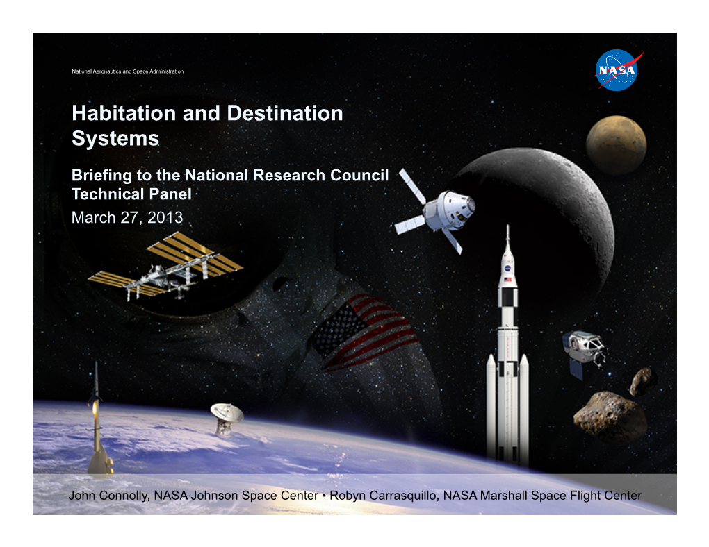 Connolly-Carrasquillo-Habitation and Destination Systems NRC Briefing