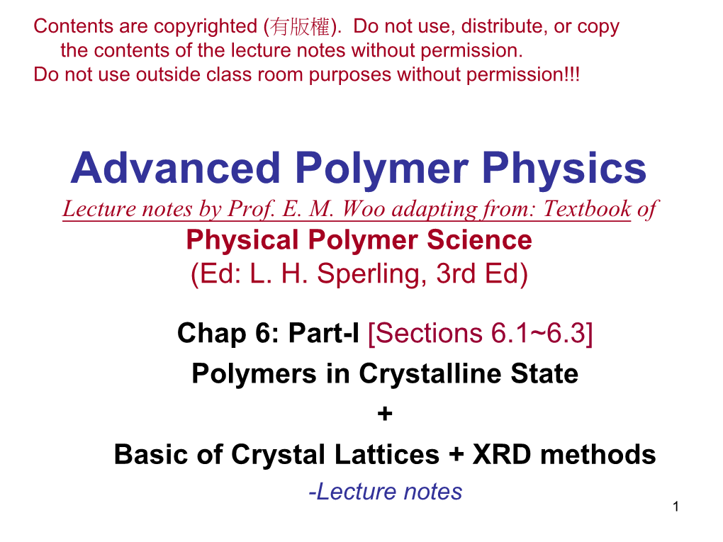 Crystal Lattice