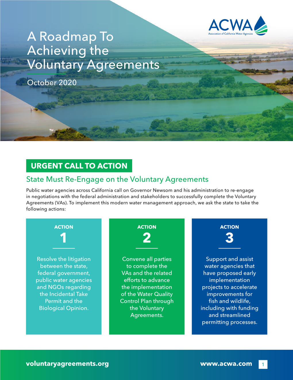 A Roadmap to Achieving the Voluntary Agreements October 2020