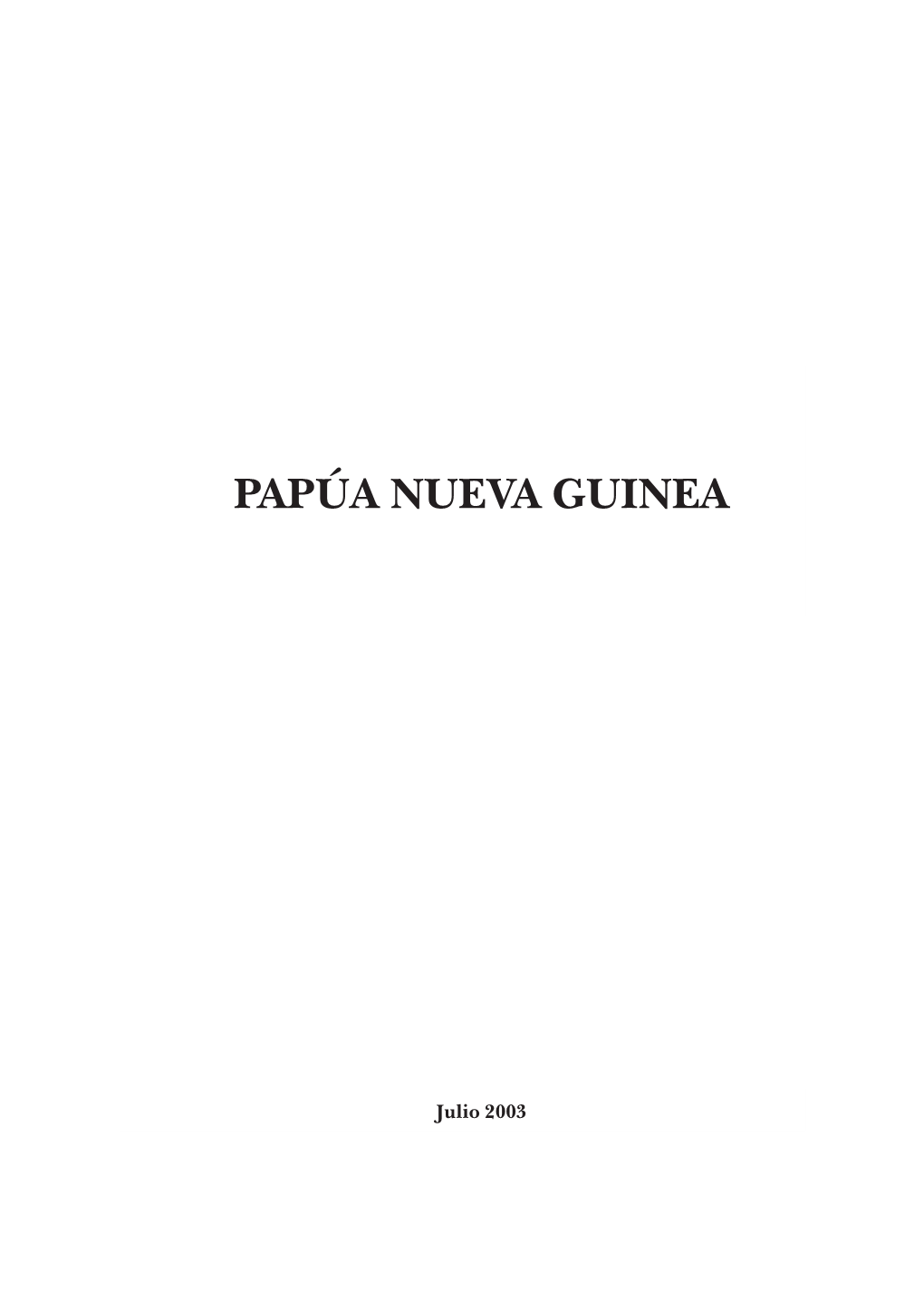 Papua Nueva Guinea