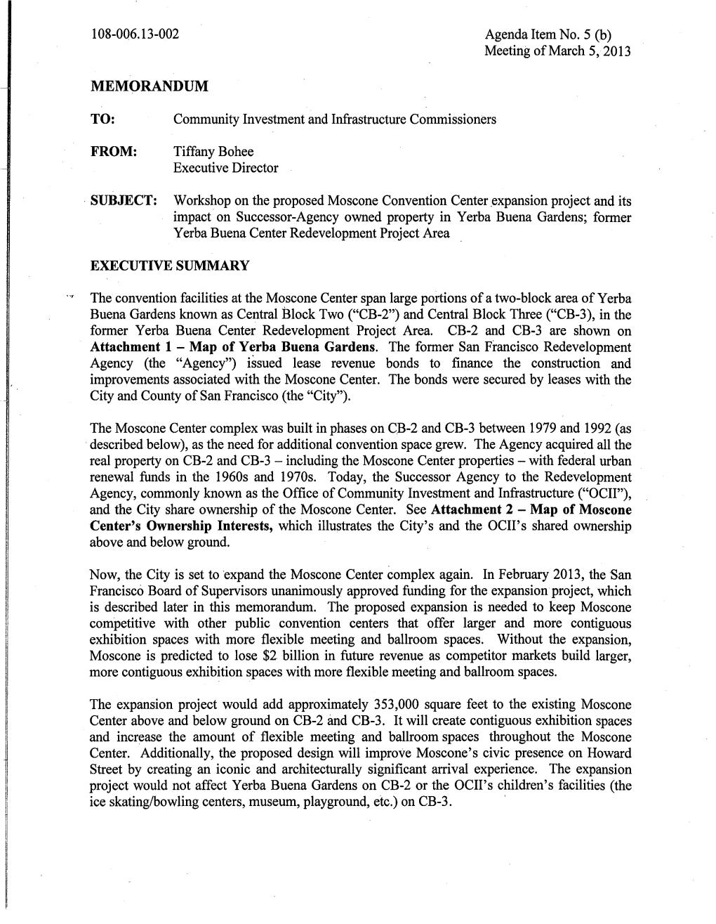 108-006.13-002 Agenda Item No. 5 (B) Meeting of March 5, 2013