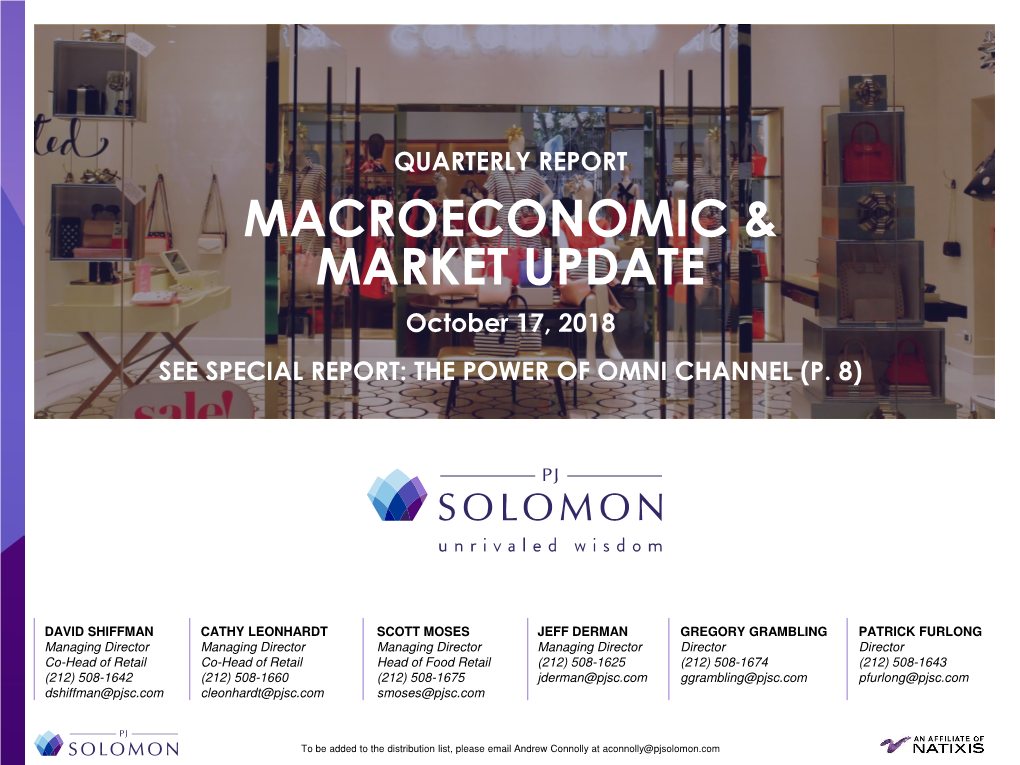 Macroeconomic & Market Update