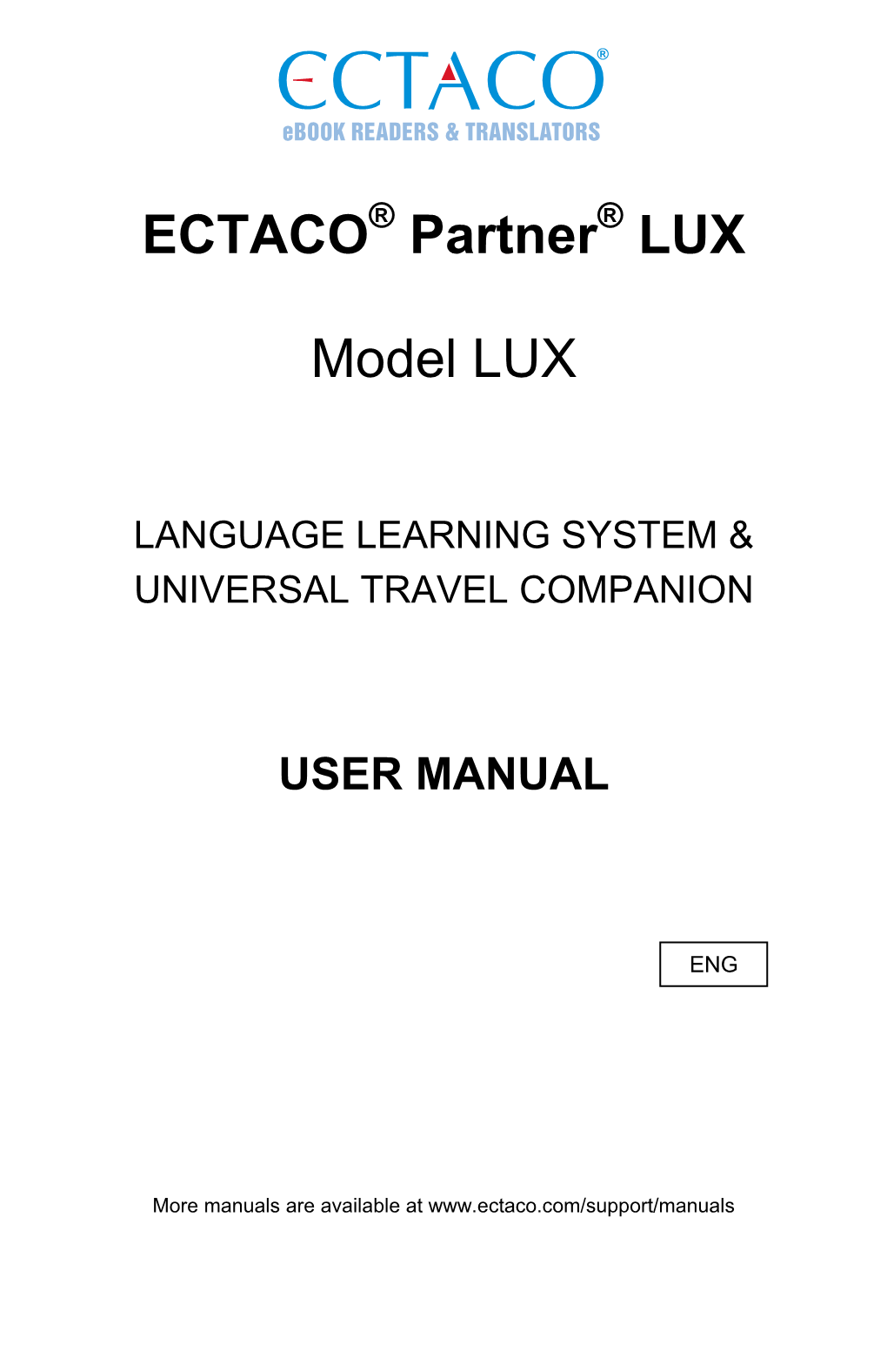 ECTACO Partner LUX Model