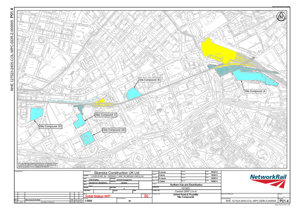 Oxford Road and Piccadilly Site Compounds