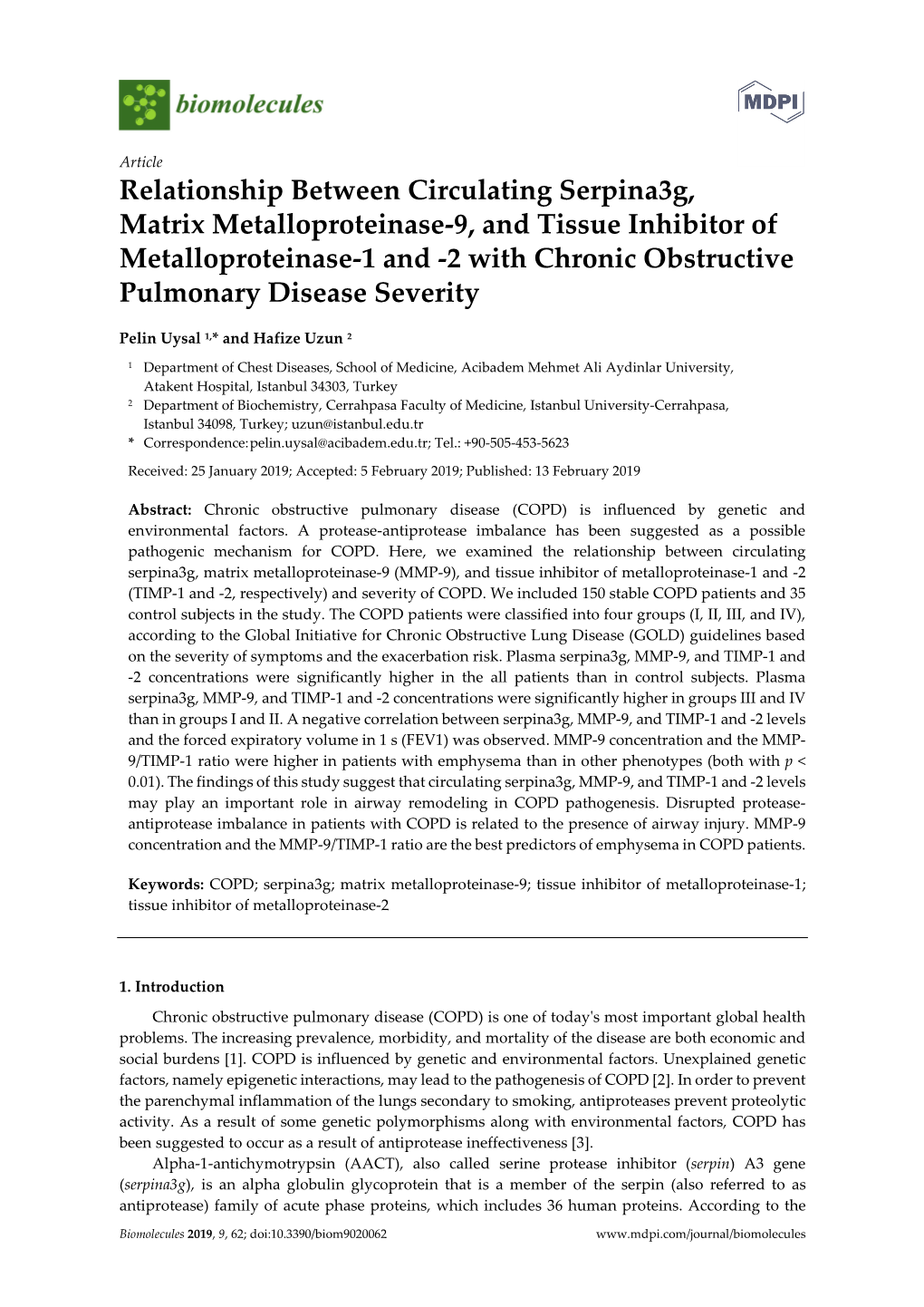 2 with Chronic Obstructive Pulmonary Disease Severity