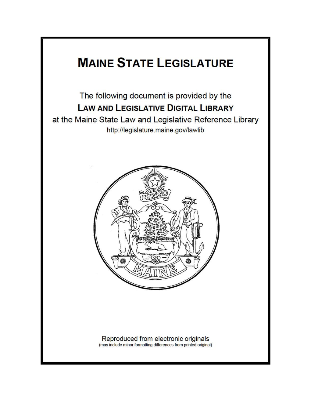 Maine State Legislature