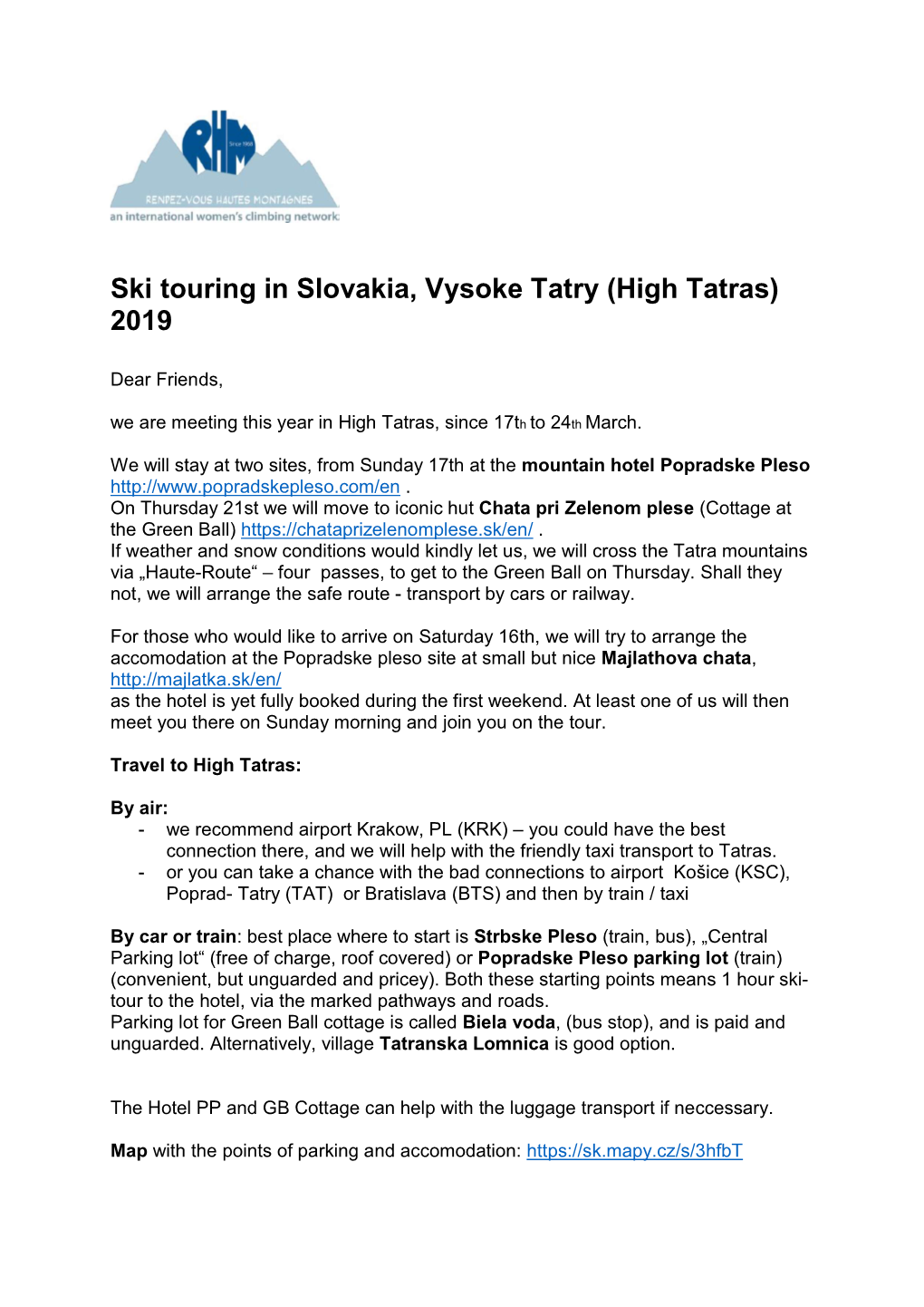 Ski Touring in Slovakia, Vysoke Tatry (High Tatras) 2019