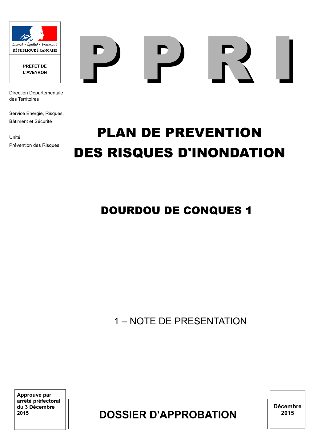 Plan De Prevention Des Risques D'inondation