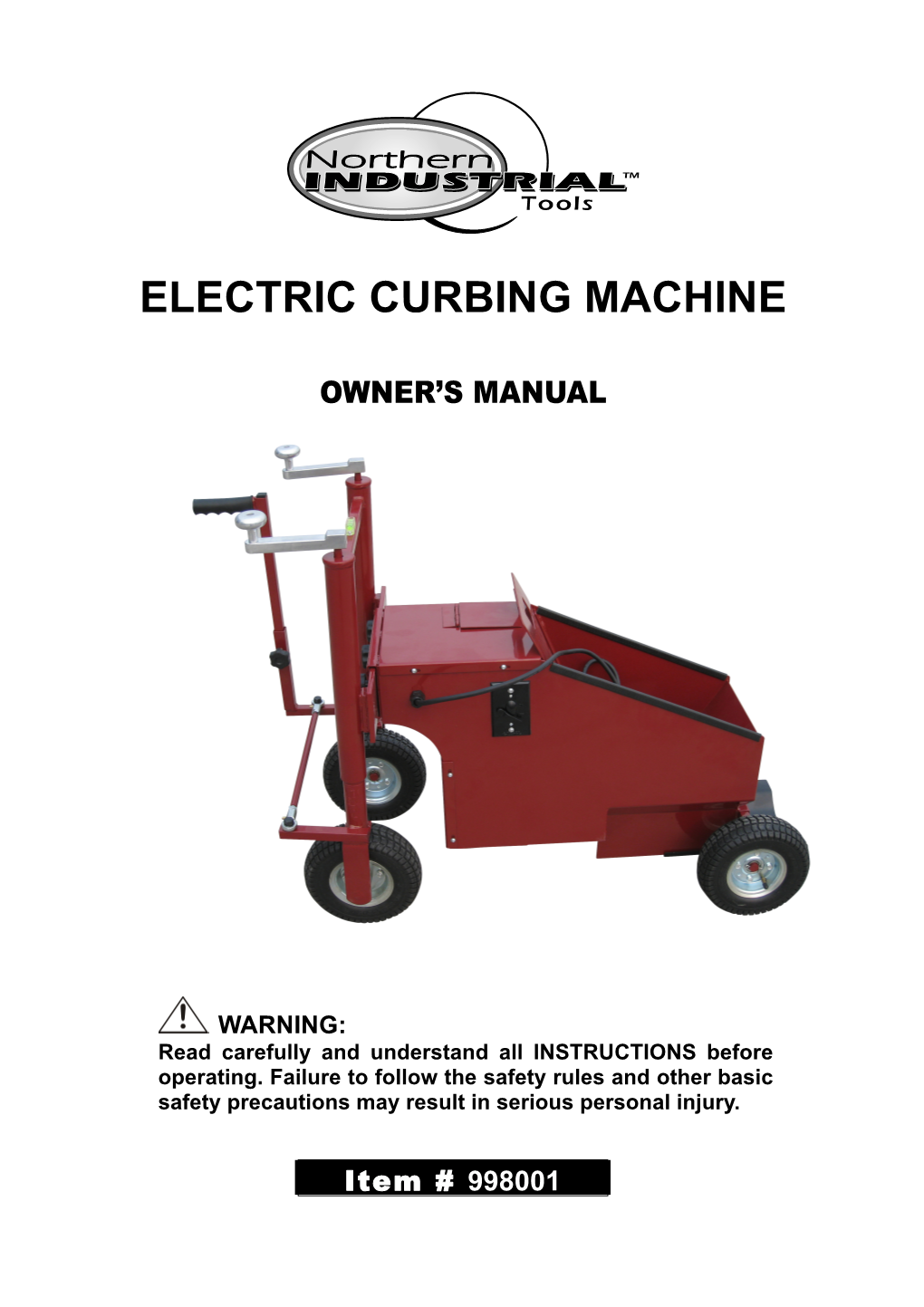 Electric Curbing Machine