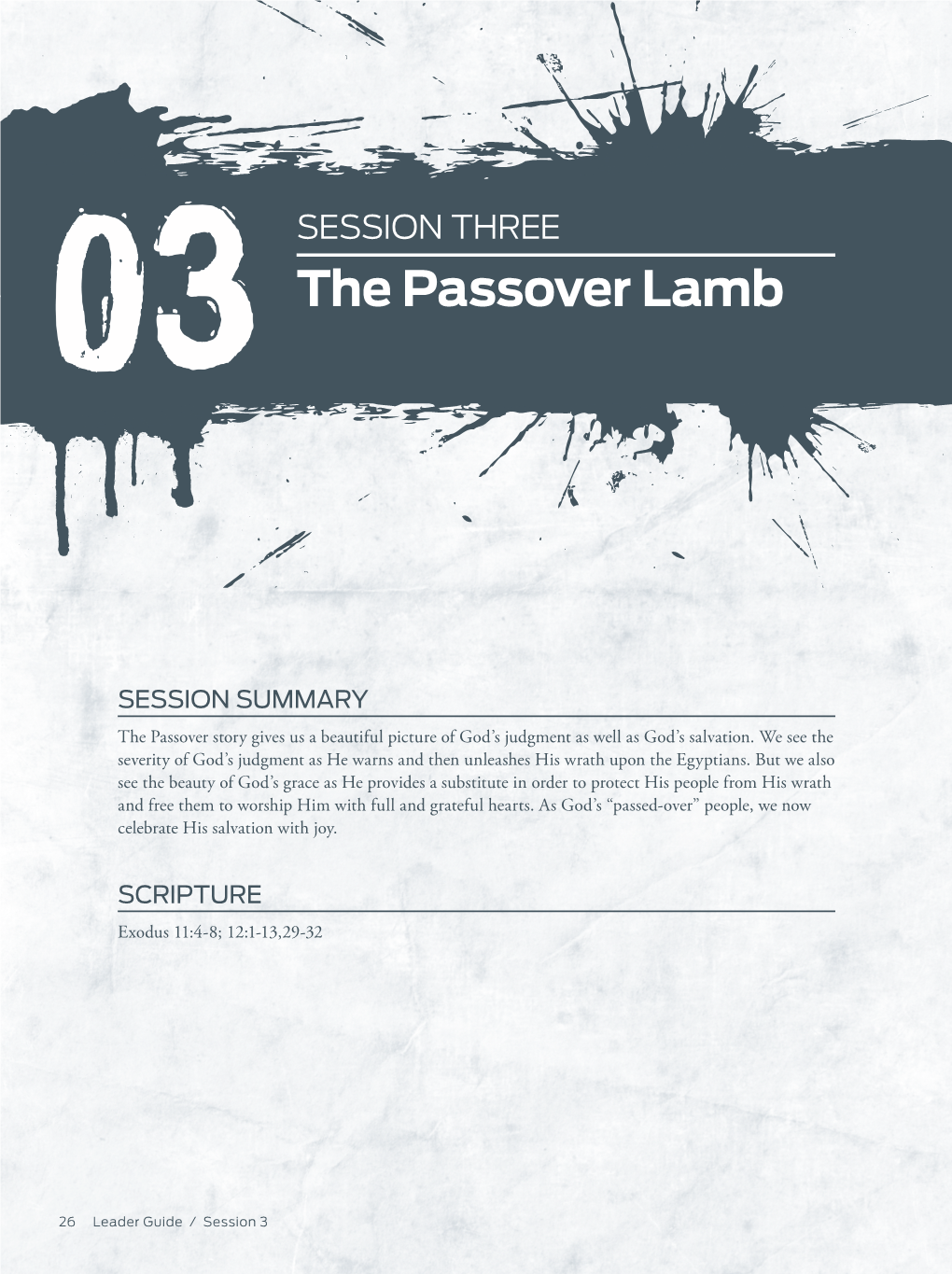 The Passover Lamb