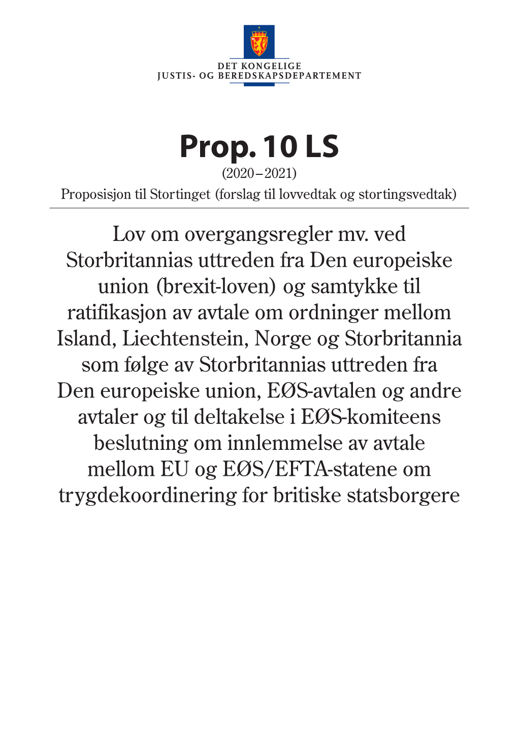 Prop. 10 LS (2020