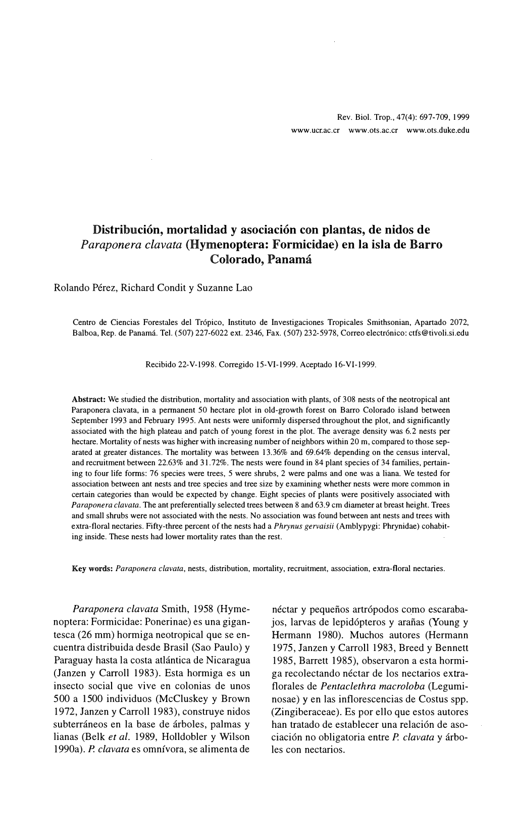 06 Perez Paraponera Clavata.Pdf