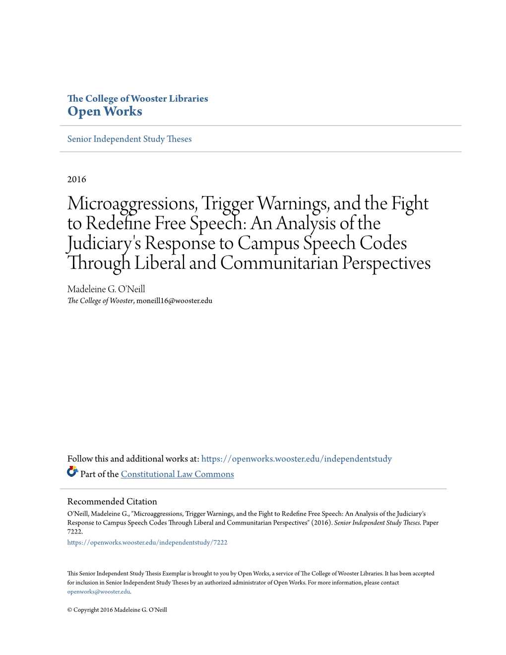 Microaggressions, Trigger Warnings, and the Fight to Redefine Free Speech