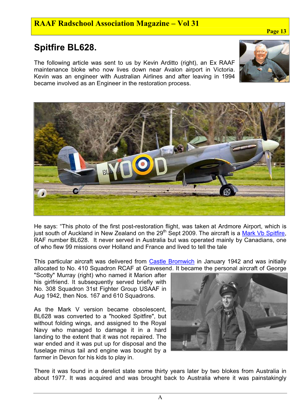 RAAF Radschool Association Magazine – Vol 31 Page 13