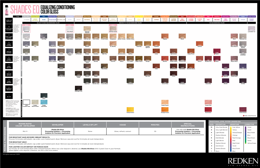 Shades Eqequalizing Conditioning Color Gloss Shades Eqequalizing Conditioning Color Gloss