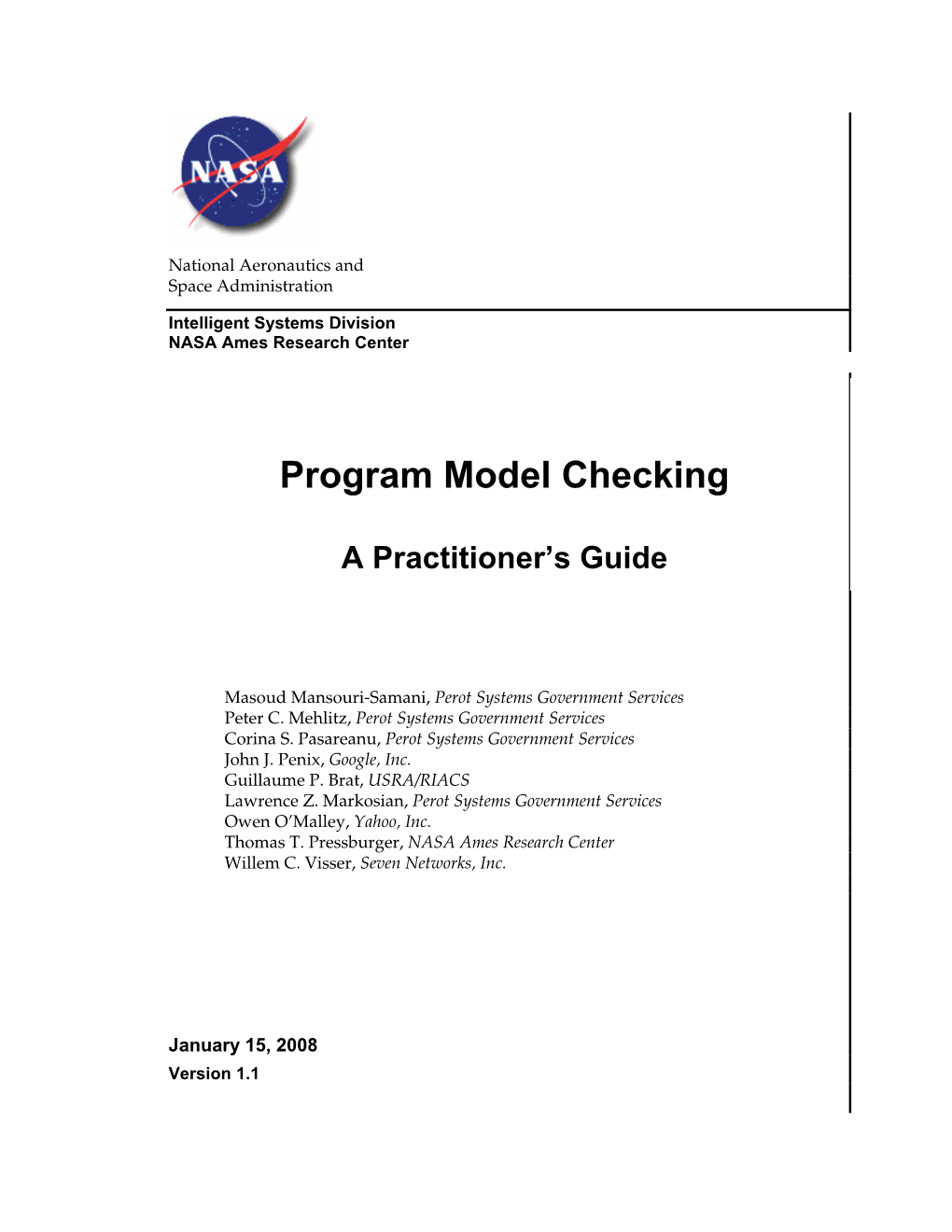 Program Model Checking