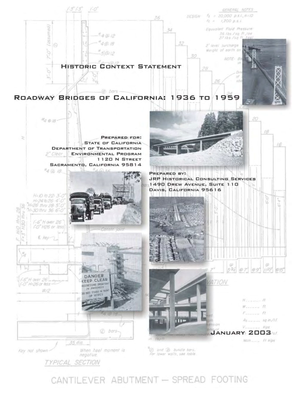 Historic Context Statement, Roadway Bridges of California