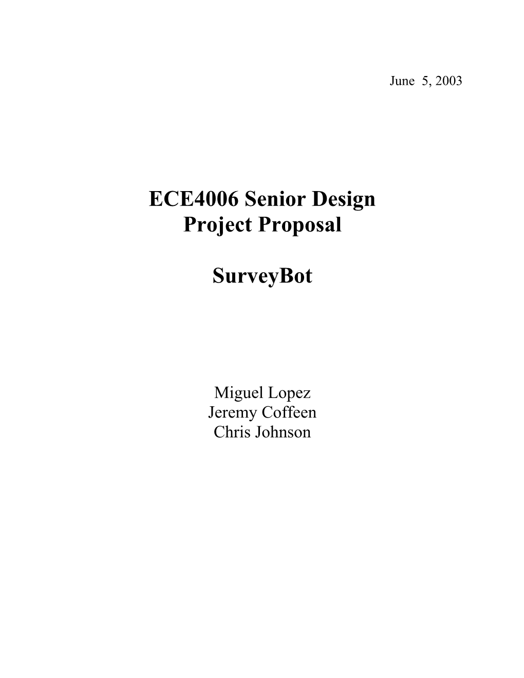 ECE4006 Senior Design