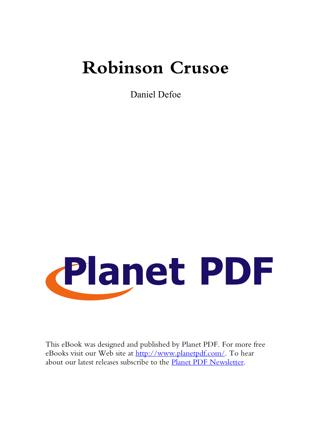 Robinson Crusoe