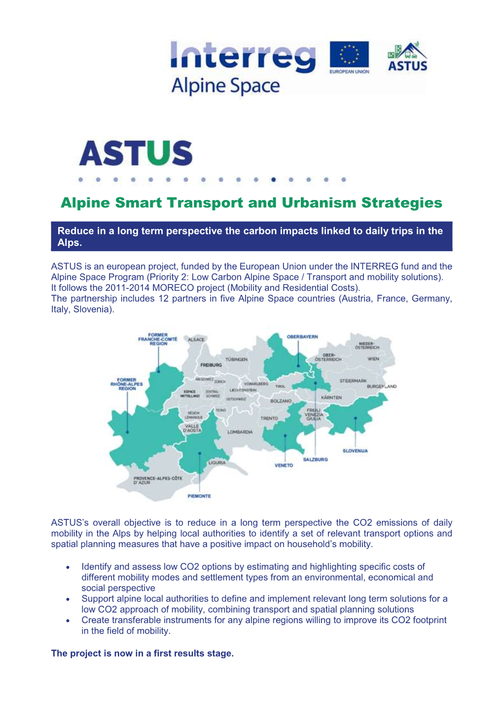 Alpine Smart Transport and Urbanism Strategies