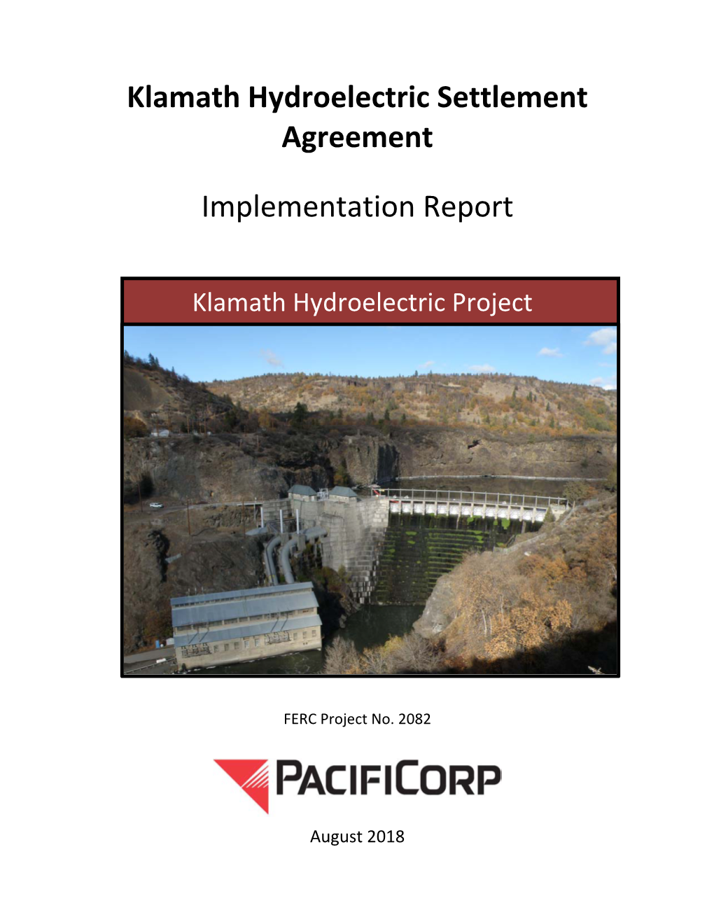 Klamath Hydroelectric Settlement Agreement