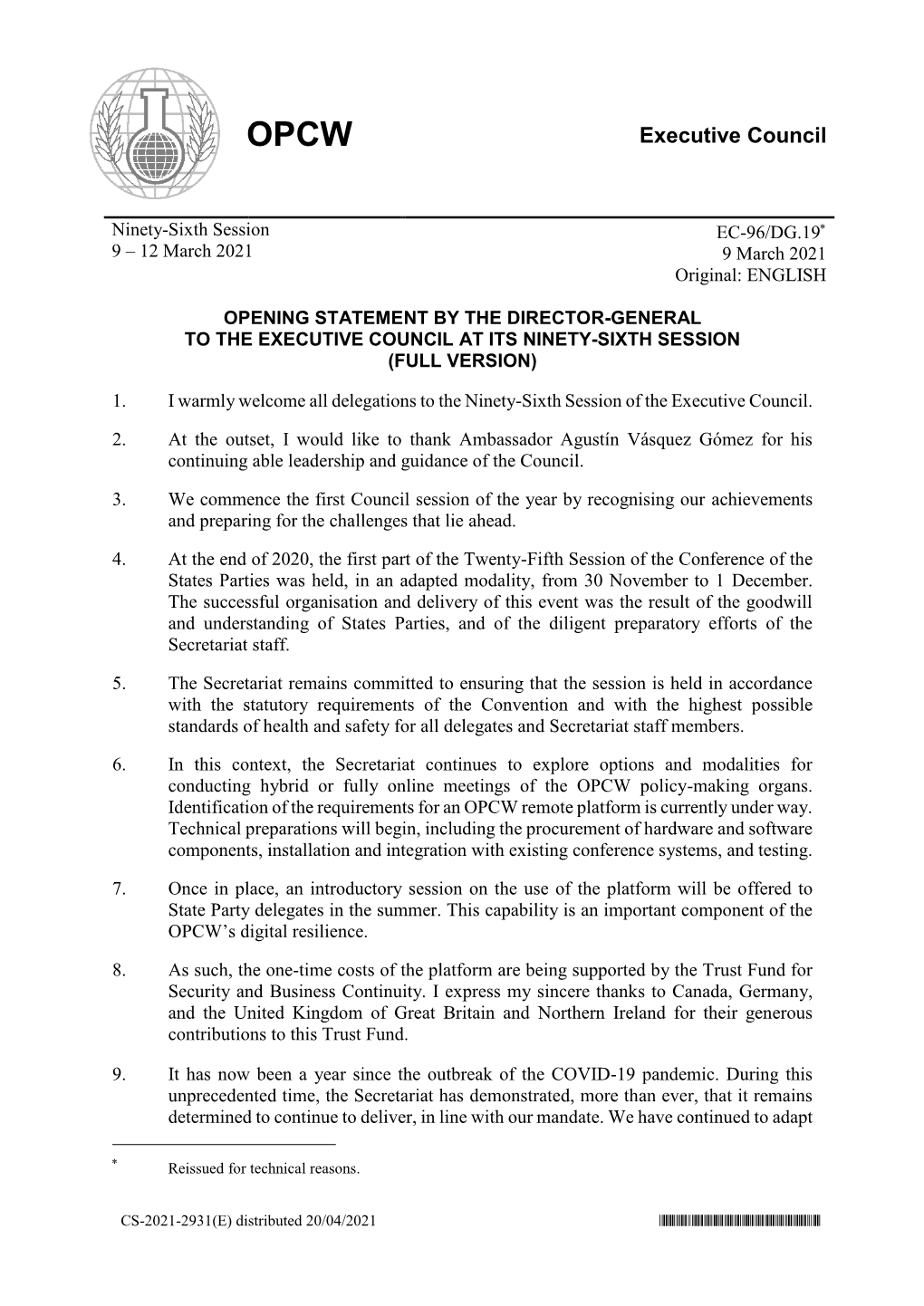 Official Series Document