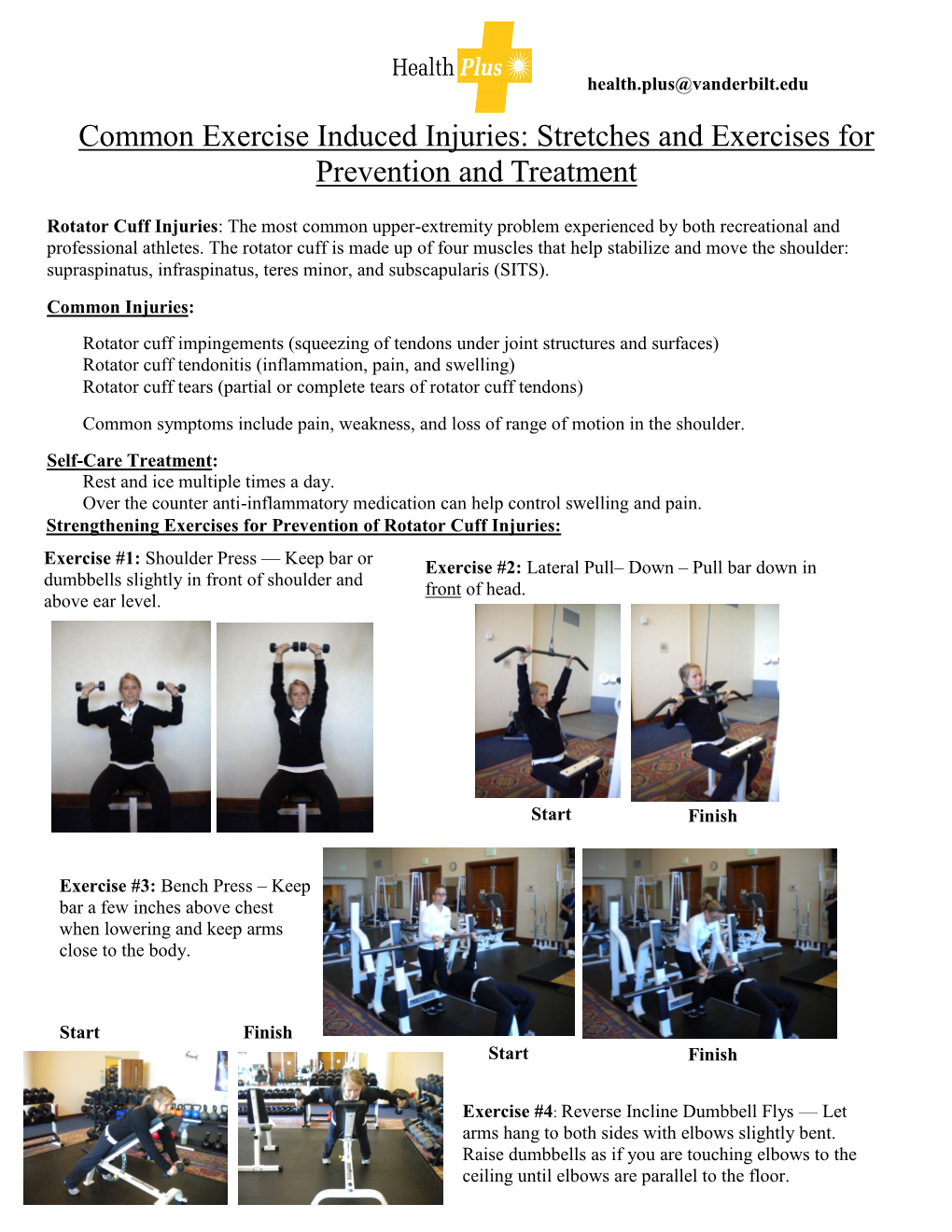 Common Exercise Induced Injuries: Stretches and Exercises for Prevention and Treatment