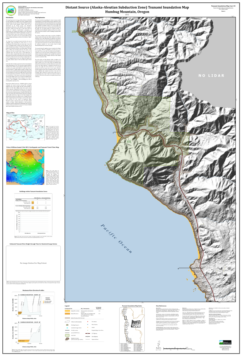 Tsunami Inundation Map for Humbug Mountain, Curry