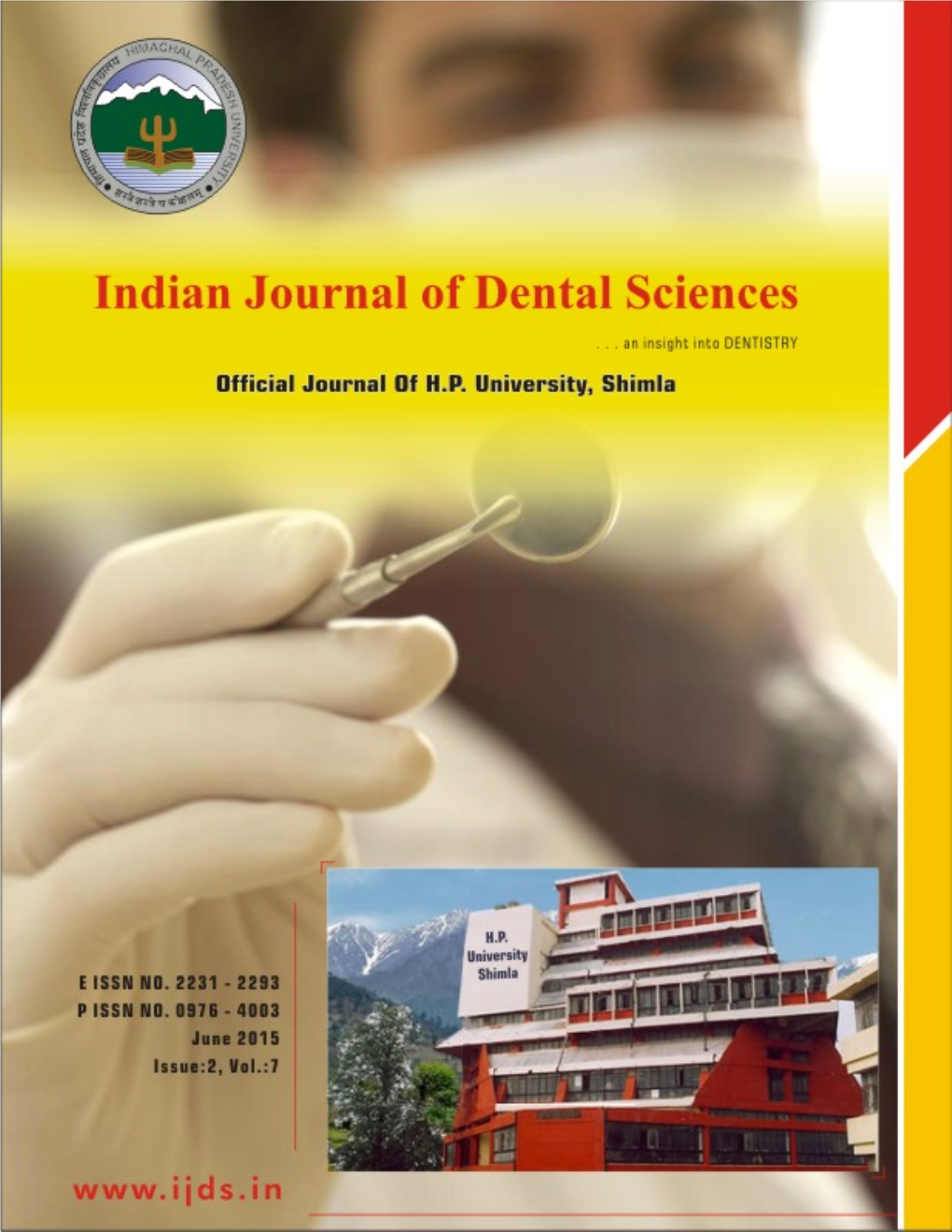 Indian Journal of Dental Sciences E ISSN NO