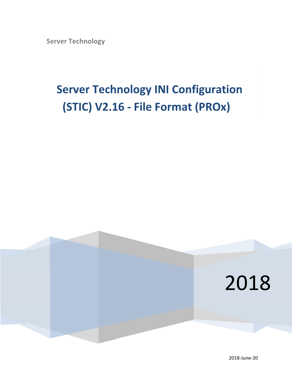 Server Technology INI Configuration (STIC) V2.16