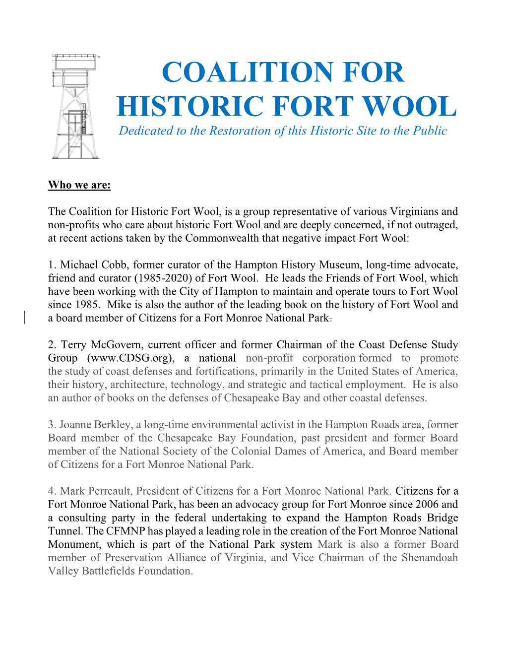 Save Fort Wool