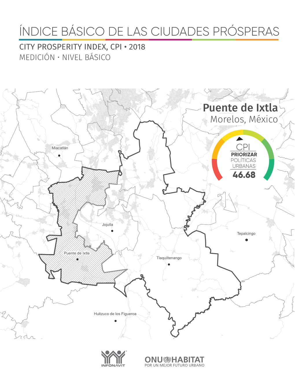 Índice Básico De Las Ciudades Prósperas City Prosperity Index, Cpi • 2018 Medición • Nivel Básico